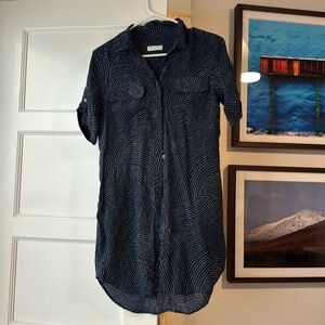Equipment XS silk shirt dress